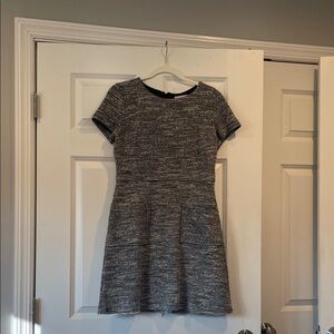 LOFT Heathered Gray Mini Dress